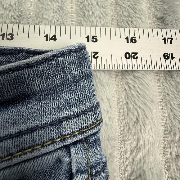 INC Jeans Womens 8P Boot Leg Regular Fit Blue Mid Rise Stretch Petite 30x28 - Picture 5 of 10